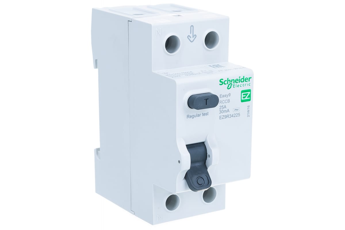 УЗО Schneider Electric 2п 25А 30мА тип AC EASY9 EZ9R34225