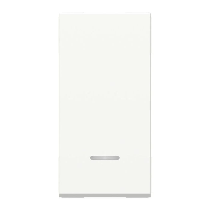 Выключатель одноклавишный Schneider Electric UNICA MODULAR с подсветкой, белый, NU310318S