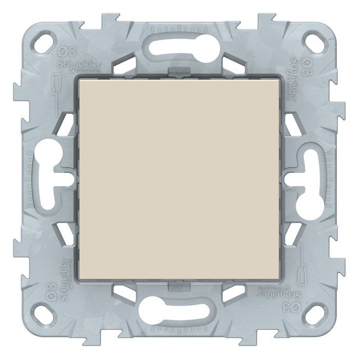 Заглушка Schneider Electric UNICA NEW, скрытый монтаж, бежевый, NU586644