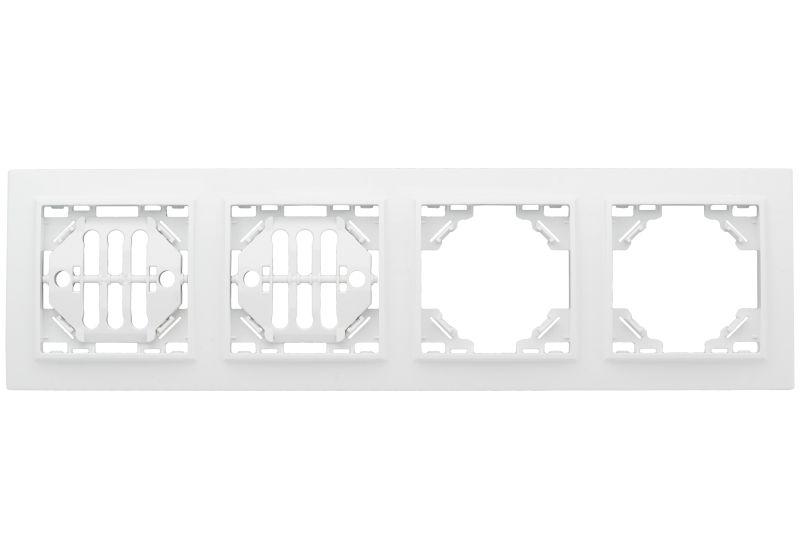 Рамка 4-м Минск горизонтальная бел. Basic EKF ERM-G-304-10