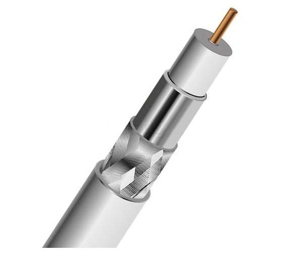 Кабель SAT 50M+CCS/Al/Al 64х0.12 75 Ом Б 