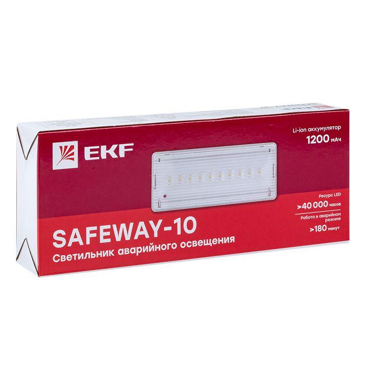 Светильник аварийного освещения SAFEWAY-10 LED PROxima EKF dpa-201