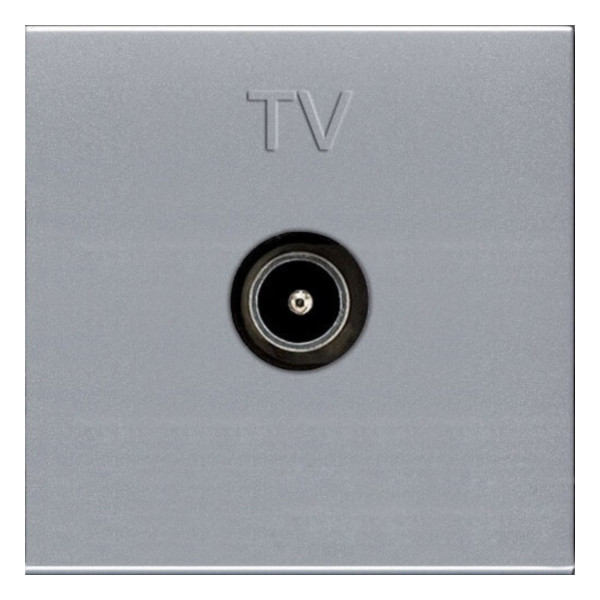 Розетка TV ABB ZENIT, , серебристый, 2CLA225070N1301