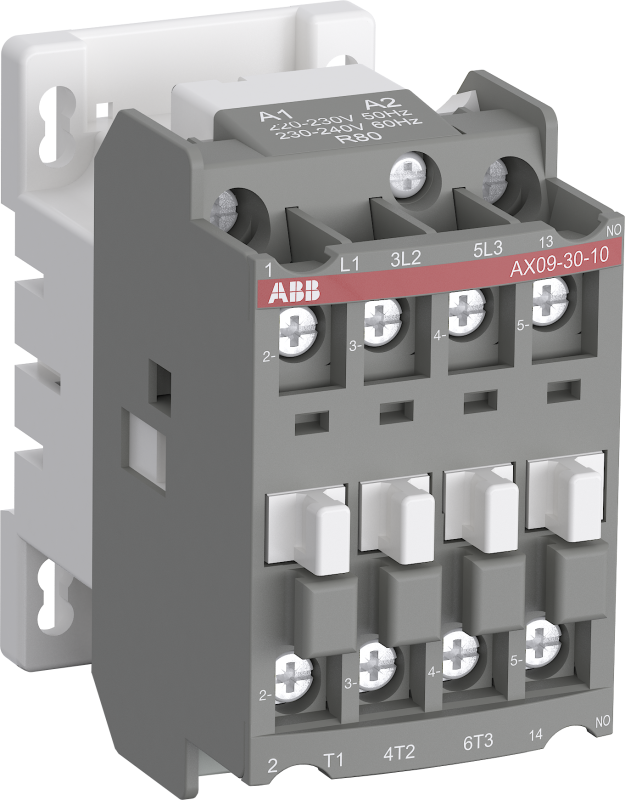 Контактор ABB AX25-30-10-80 25А AC3 с катушкой управления 220-230В AC 1SBL931074R8010